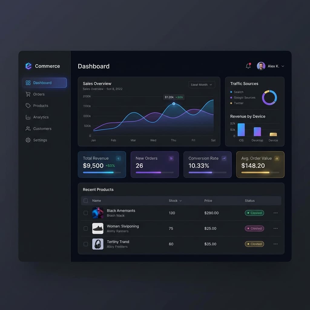 E-Commerce Dashboard